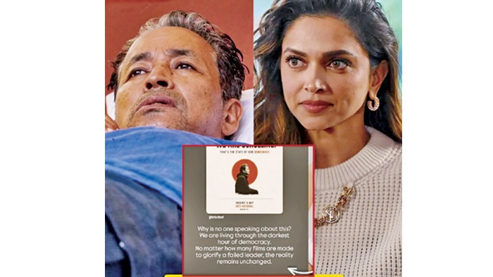 ફરી ફેક પોસ્ટ દ્વારા દીપિકાને વિવાદમાં ઘસડવાનો પ્રયાસ