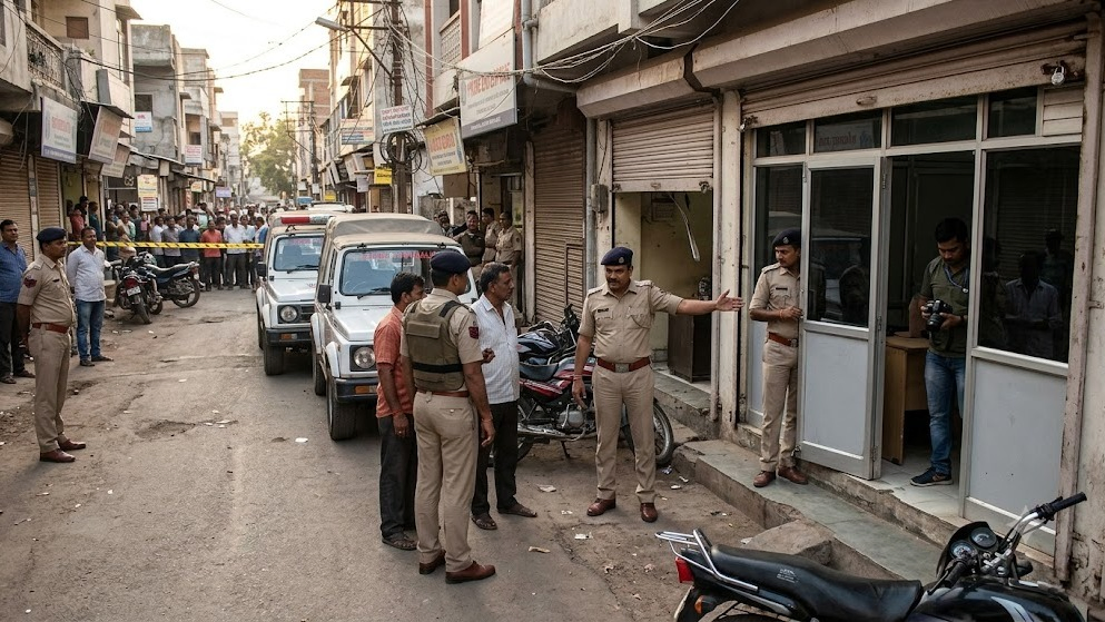 Gunpoint Heist in Rajkot: Armed Robbers Decamp With ₹19 Lakh Cash From Angadia Office