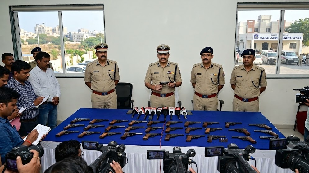 Rajkot Police Seize Three More Illegal Weapons, Taking Week-Long Operation Total to Record 31
