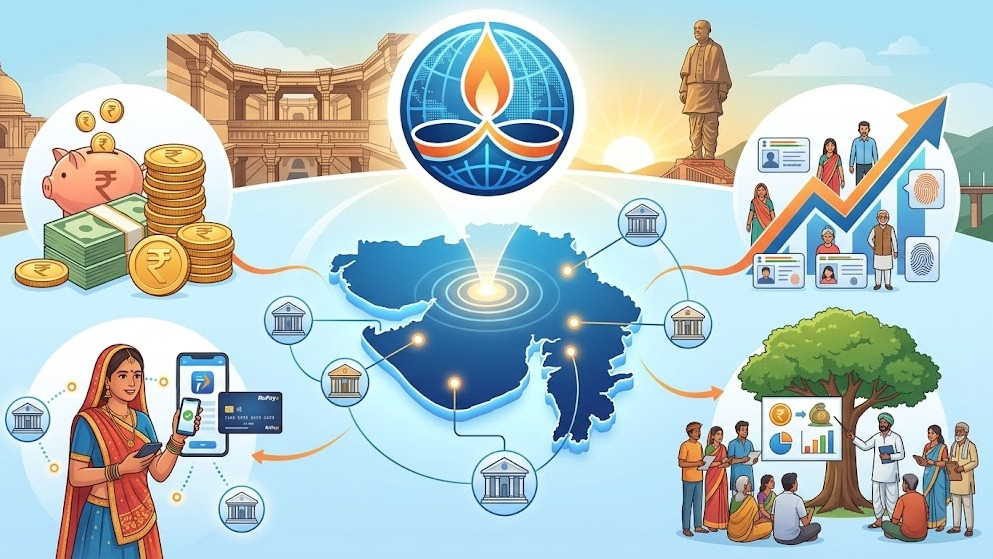 Gujarat Crosses 1.99 Crore Jan Dhan Accounts With Over ₹12,480 Crore Deposited