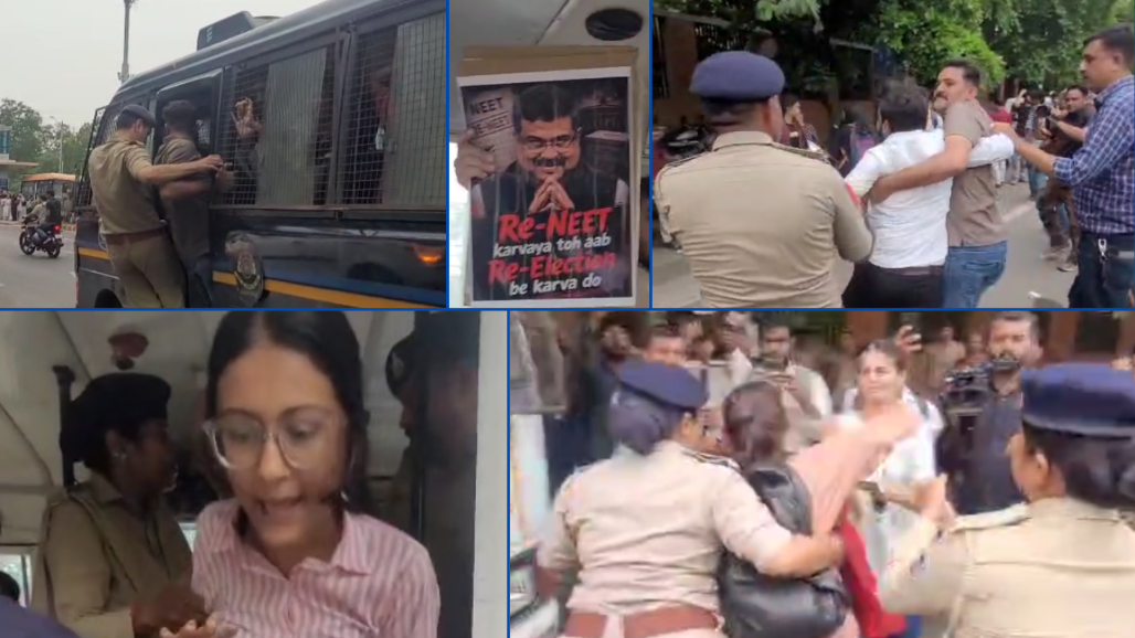 Echoes on the Pavement: NEET Protests Flare Up in Ahmedabad