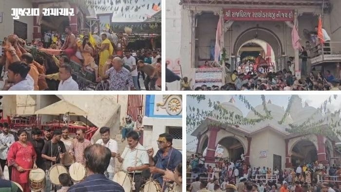 ડાકોરમાં 254મી રણછોડરાયજીની ભવ્ય રથયાત્રા