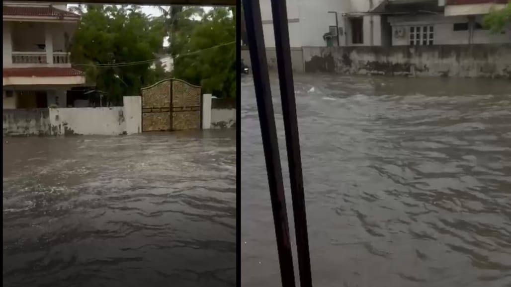 અમદાવાદના પશ્ચિમ વિસ્તારમાં કરોડોના બંગલા પાણીમાં