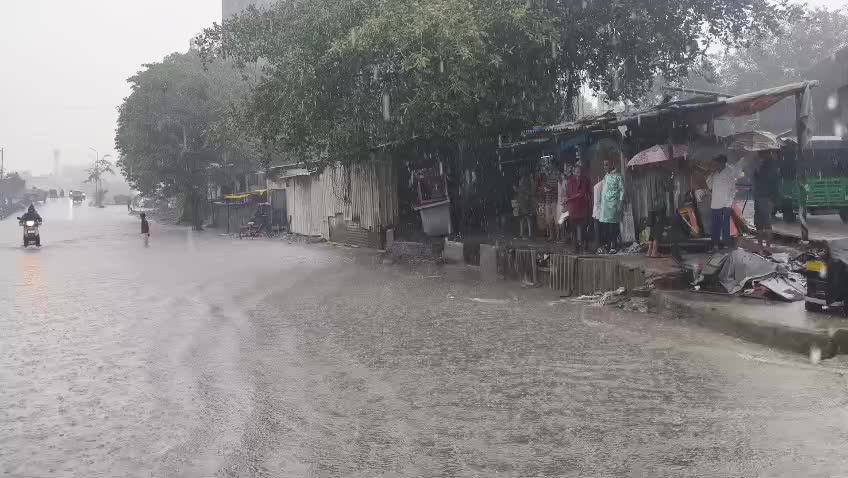 Heavy Rains Batter Gujarat: Torrential Rain Deluges Surat, Red Alert Issued Across South Gujarat