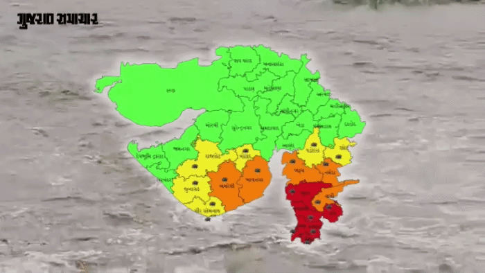 ગુજરાતમાં મેઘરાજાનું આગમન: 4 જિલ્લામાં રેડ એલર્ટ