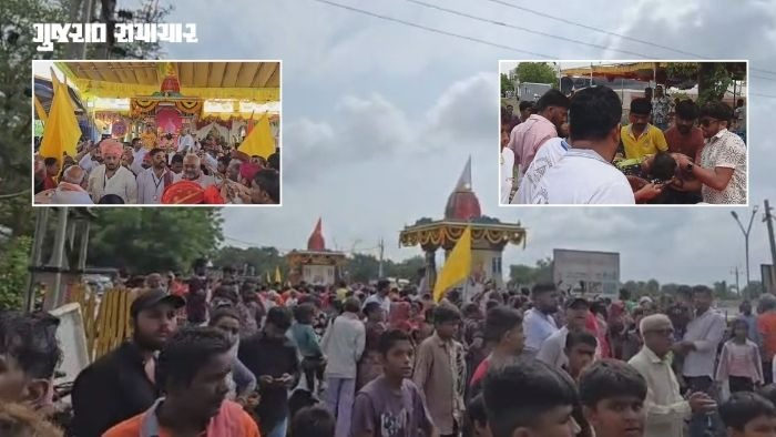 ધોળકામાં 'જય રણછોડ'ના નાદ સાથે 2 ભવ્ય રથયાત્રા નીકળી: ભીડ વચ્ચે મહિલા બેભાન, લોકોએ દાખવી અનોખી માનવતા