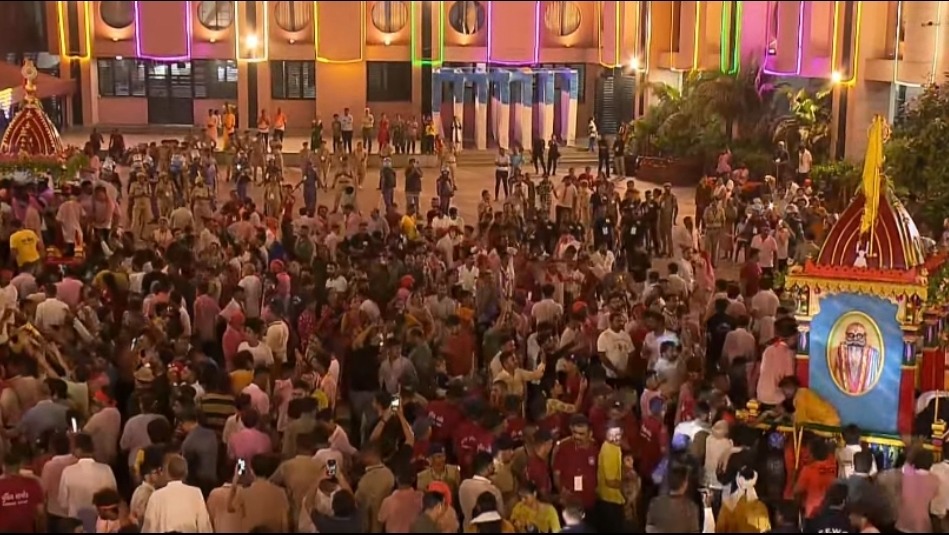 Ahmedabad Rath Yatra 2026 Live: All three chariots return to Jagannath Temple, Rath Yatra concludes
