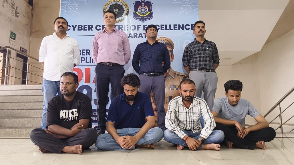 Operation Mule Hunt 2.0: Gujarat Cyber Cell Arrests Four in ₹161 Cr Cyber Fraud Case