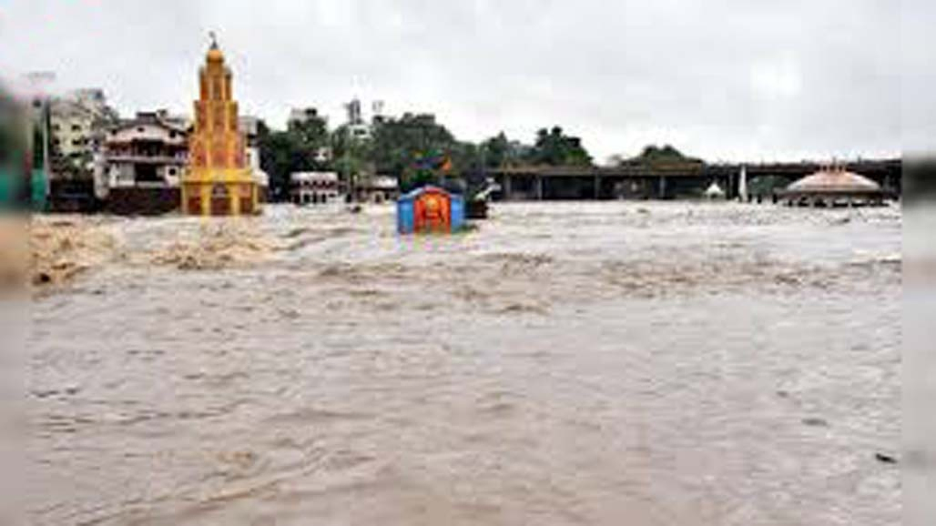 નાસિકમાં ગોદાવરી નદીમાં આ ચોમાસે બીજીવાર પૂર