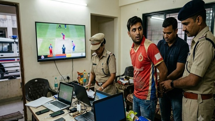 જામનગરમાં ખોડીયાર કોલોની વિસ્તારમાંથી મોબાઇલ ફોનની ક્રિકેટની આઈ.ડી. ઉપર ઓનલાઈન ક્રિકેટનો સટ્ટો રમાડતો એક શખ્સ ઝડપાયો