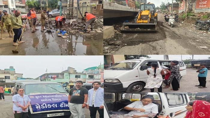 સુરતના ખાડીપૂરનો ભય ટળ્યો, હવે સફાઈ અને આરોગ્ય સુરક્ષા પર ધ્યાન કેન્દ્રિત