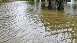 Flash Flood in Chhotaudepur Fills Heran River; Rajvasna Rubber Dam Overflows Flash Flood in Chhotaudepur Fills Heran River; Rajvasna Rubber Dam Overflows