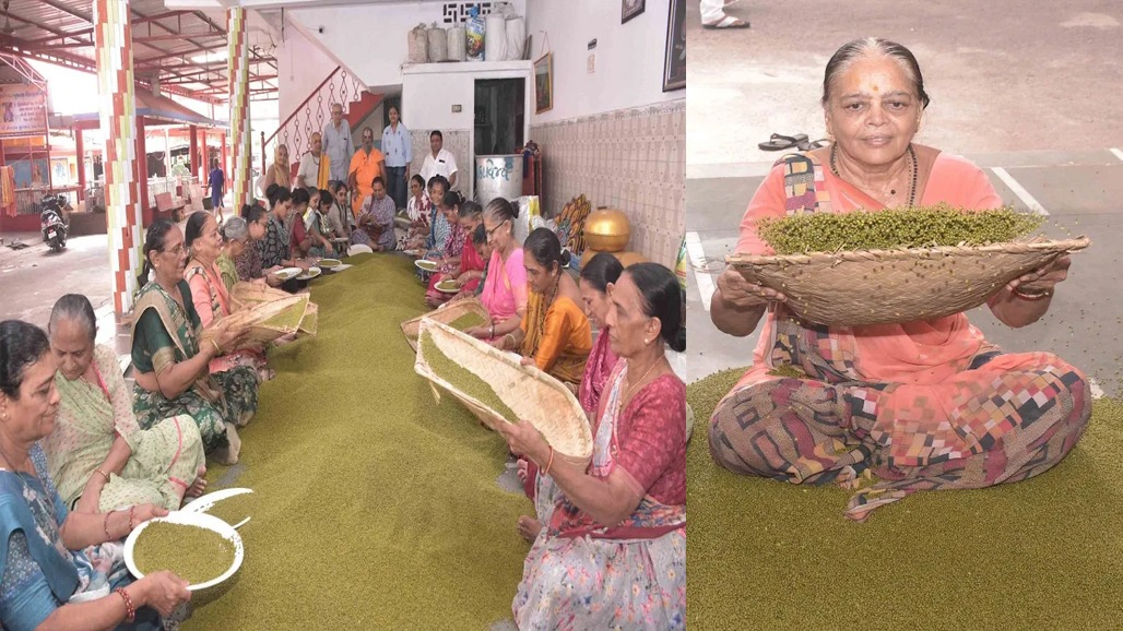 ભગવાનના પ્રસાદ માટે મહિલા ભક્તોની અનોખી સેવા : સુરતની મહિલા ભક્તોએ સંભાળી પ્રસાદીની જવાબદારી