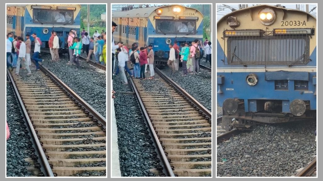 Virar-Bharuch MEMU Train Engine Derails 01.jpg