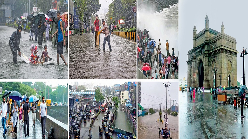 મુંબઈ નવ કલાકમાં આઠ ઇંચ વરસાદથી જળબંબાકાર