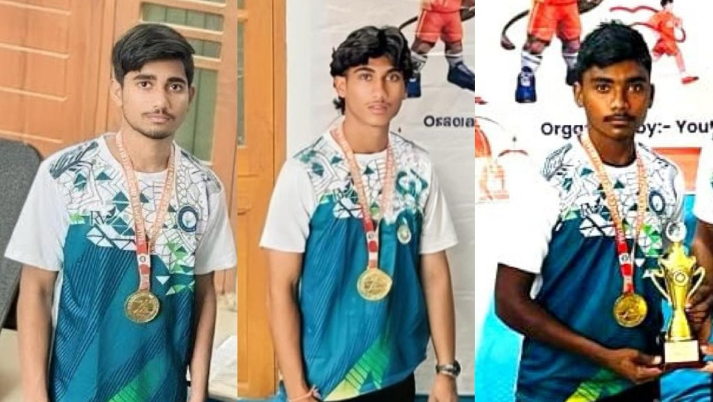 પાદરાના ત્રણ ખેલાડીઓને રાષ્ટ્રીય કક્ષાએ ગોલ્ડ મેડલ