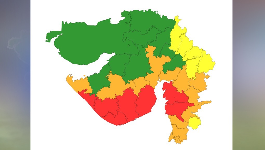 આગામી 3 કલાક 7 જિલ્લા માટે ભારે, વરસાદનું રેડ એલર્ટ જાહેર