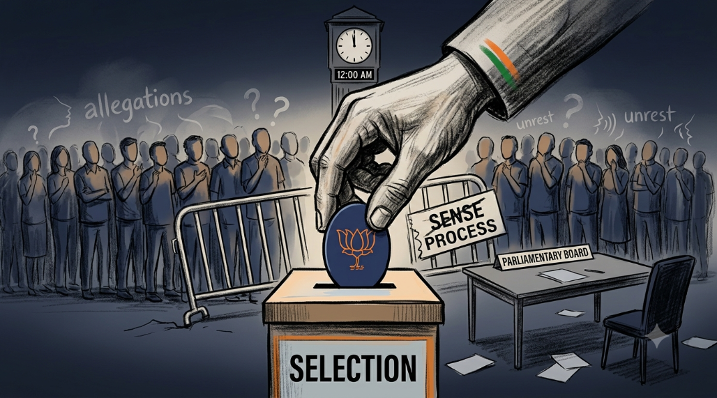 BJP Bypasses ‘Sense’ Process in Manjalpur By-Election; Satish Patel Declared Candidate Before Parliamentary Board Meets
