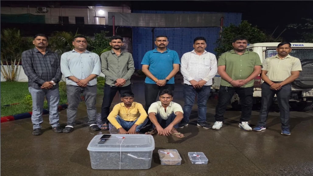 વાપીના છીરીમાં 12 કિલો ગાંજા અને દેશી તમંચા સાથે બે આરોપી પકડાયા