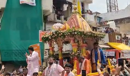 Lord Jaggannath chariot reaches Saraspur