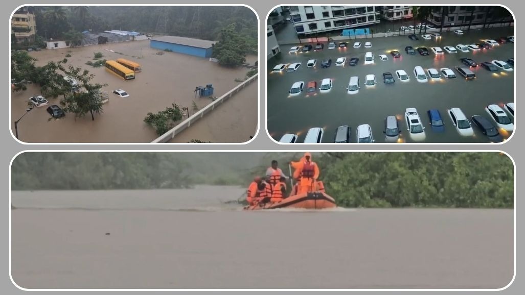 South Gujarat Reels Under Torrential Rain as Umbergaon Records 183 mm in 2 Hours