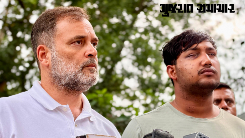 Rahul Gandhi Shows Alleged Pellet Gun Victim, Demands PM Modi’s Apology Over Student Protest Crackdown