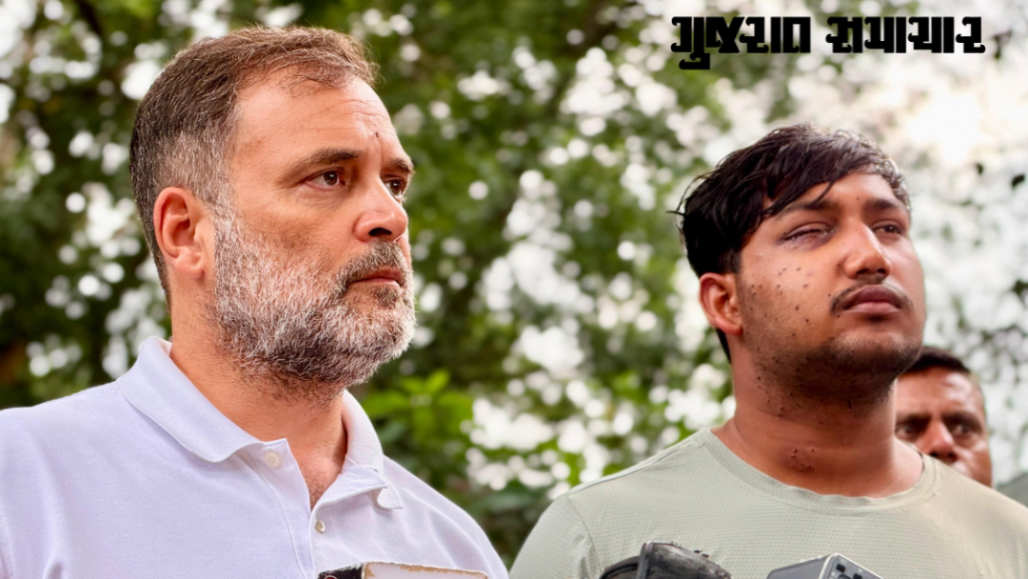 Rahul Gandhi Shows Alleged Pellet Gun Victim, Demands PM Modi’s Apology Over Student Protest Crackdown