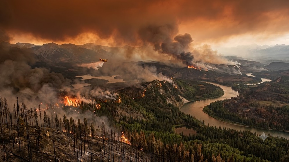 The New Normal: How Climate Change Transformed Canadian Wildfires Into a Shared Continental Crisis
