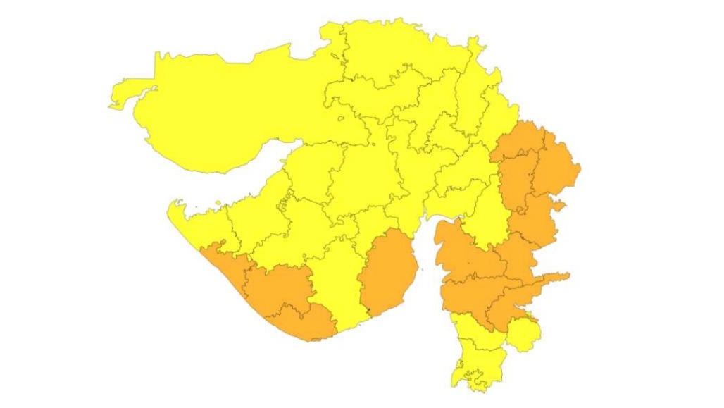 Gujarat Braces for Another Week of Heavy Rain, Extremely Heavy Rain Alert for South Gujarat