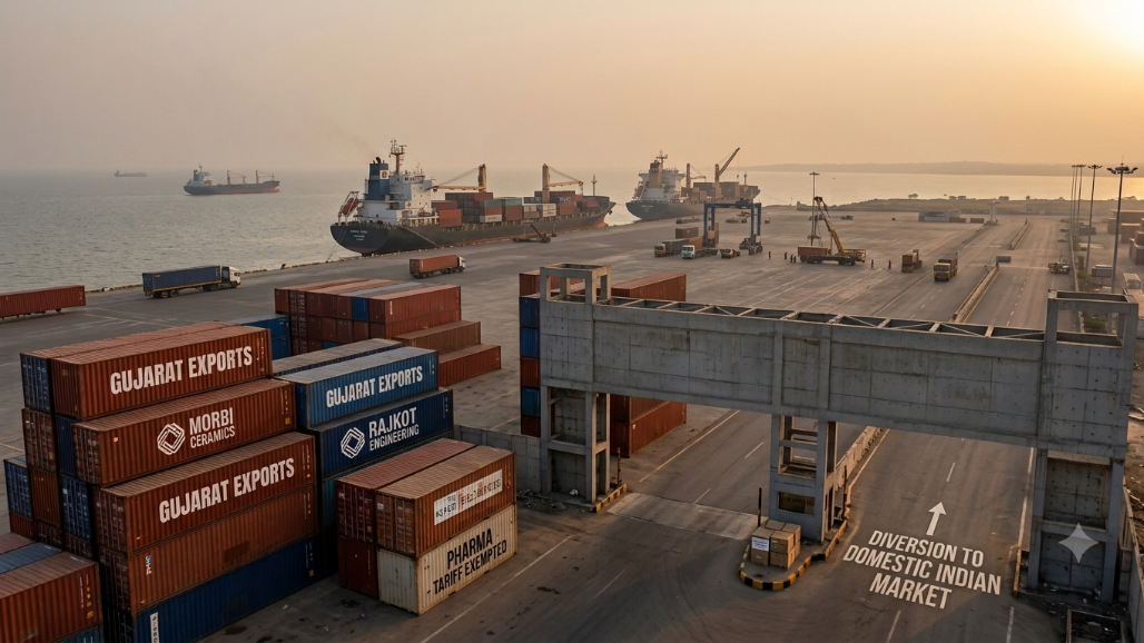 $3.17 Billion Blow: Why Gujarat’s Exports to the US Plunged 17.4% This Financial Year