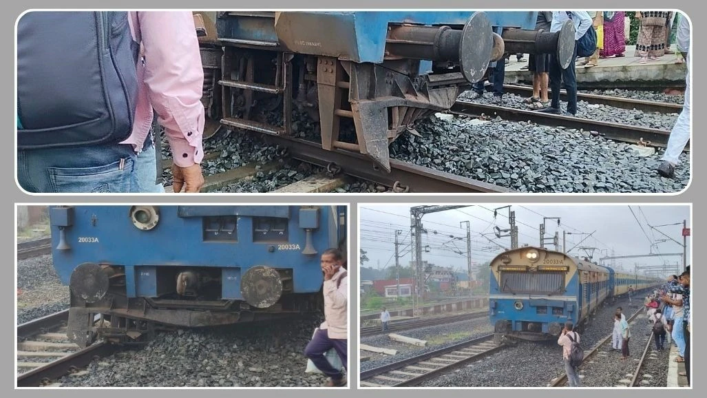 Virar-Bharuch MEMU  Engine Derails at Gujarat's Bhilad Station, No Injuries Reported