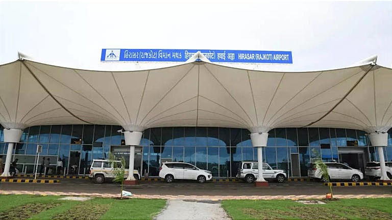 Rajkot International Airport Faces Fresh Scrutiny After Aerobridge Develops Leaks During Rain