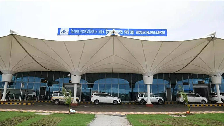 Rajkot International Airport Faces Fresh Scrutiny After Aerobridge Develops Leaks During Rain