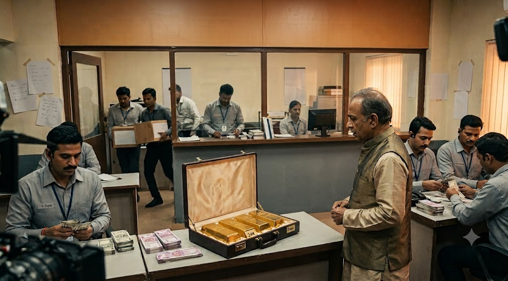 Bollywood-Style Heist: Conmen Build Fake Bank Branch for a Day to Rob Jeweler of ₹28.6 Lakh Gold