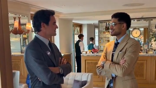 Shubman Gill Joins Cricket Royalty in Wimbledon Royal Box, Shares a Moment With Federer
