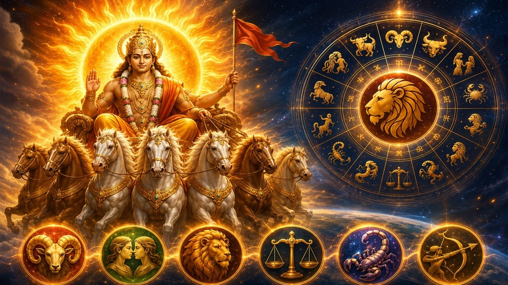 2026 સૂર્યનું સૌથી મોટું ગોચર, 6 રાશિના જાતકોની તકલીફો થશે દૂર, ચમકશે ભાગ્ય