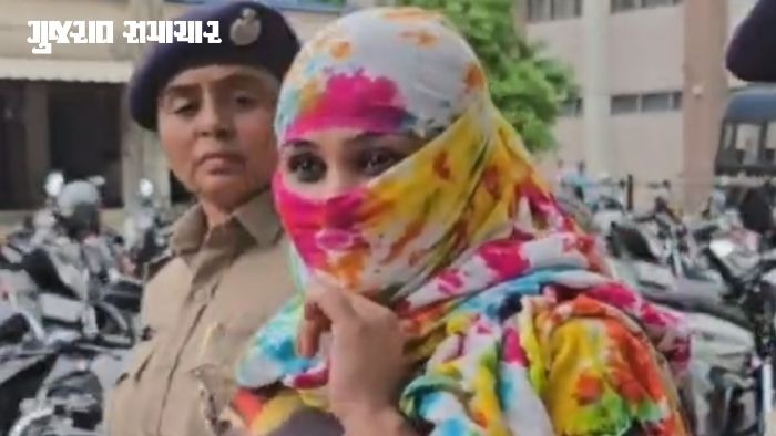 VIDEO: કીર્તિ પટેલની ત્રીજા કેસમાં અટકાયત, મીડિયાને જોતાં કહ્યું- ફોટો પાડવો છે, દુપટ્ટો ઉતારું?