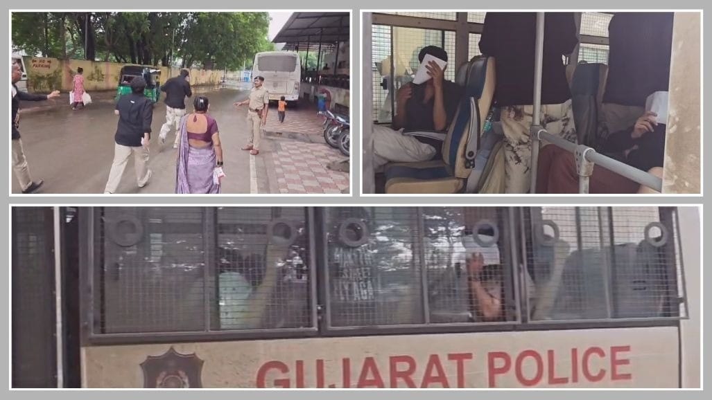 સુરતમાં ડુમસ ફાર્મ હાઉસ પર પોલીસનો રેઇડ