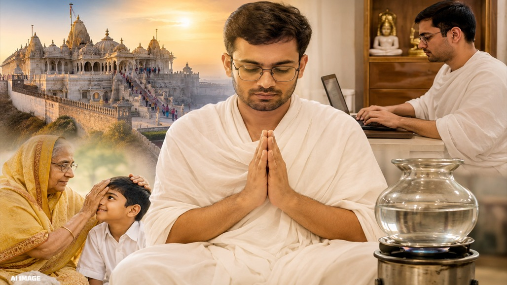 માત્ર ઉકાળેલા પાણીના સહારે 180 દિવસના ઉપવાસ: અમદાવાદના 28 વર્ષના નિપેક્ષ શેઠની કઠિન તપસ્યા