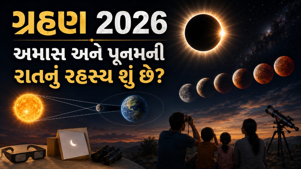ગ્રહણ પૂનમ કે અમાસની રાતે જ કેમ થાય છે?