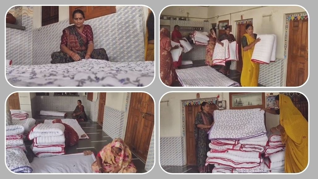 અમરેલીના તાજપર ગામના હાથ બનાવટના ગોદડાની 7થી વધુ દેશોમાં ડિમાન્ડ