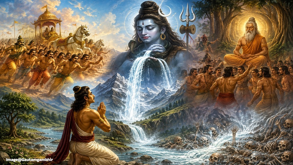 રાજા સગરના 60,000 પુત્રો કેમ ભસ્મ થઈ ગયા? ગંગાજીના અવતરણની પૌરાણિક કથા
