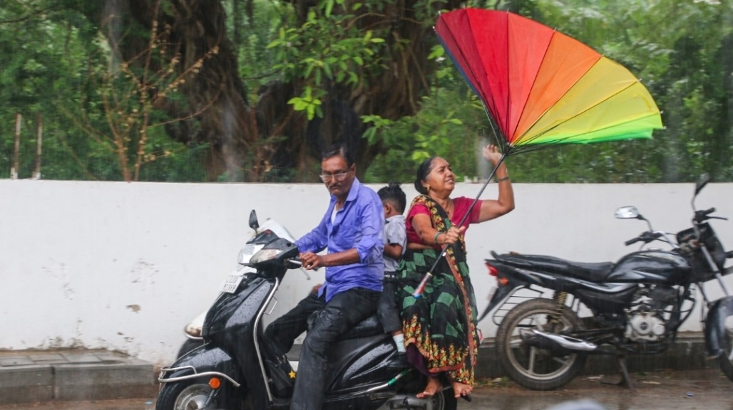 Rain lashes Ahmedabad as showers sweep eastern parts of city
