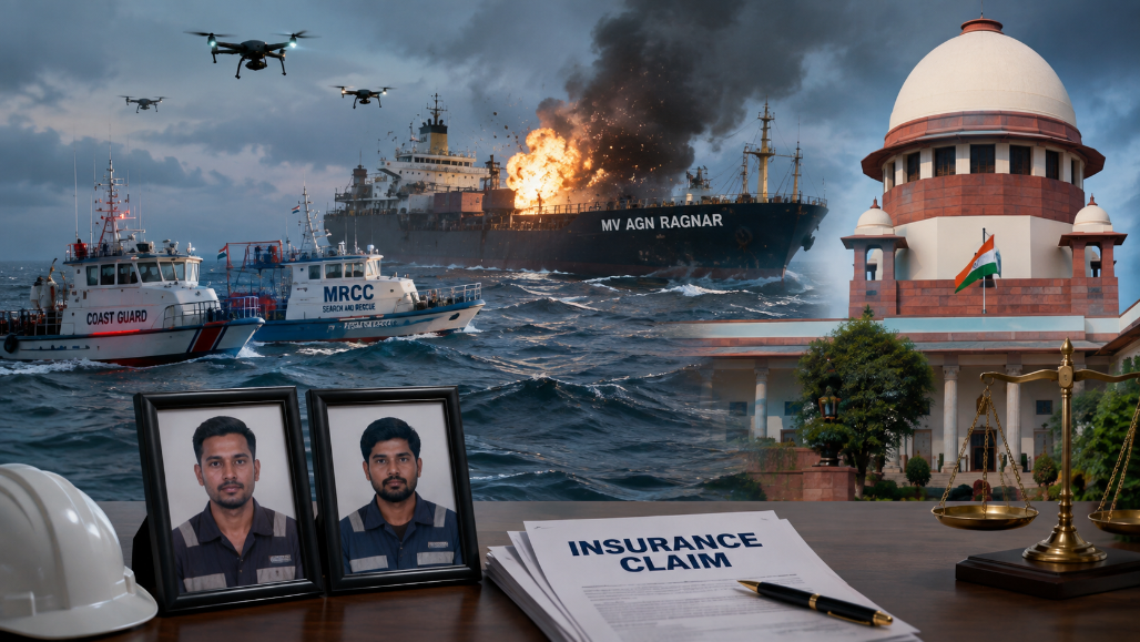 Centre Tells Supreme Court Search for Two Missing Indian Seafarers Suspended After Black Sea Drone Attack