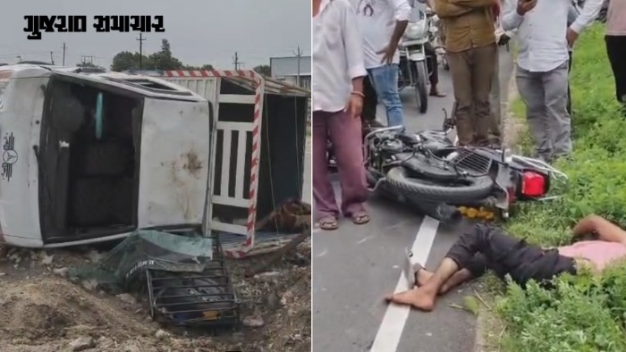 અમરેલીમાં 2 ગમખ્વાર અકસ્માતમાં કુલ 11 લોકો ઈજાગ્રસ્ત! લીલીયા તરફ જતી બોલેરો પલટી, ધારી પાસે બની હિટ એન્ડ રનની ઘટના