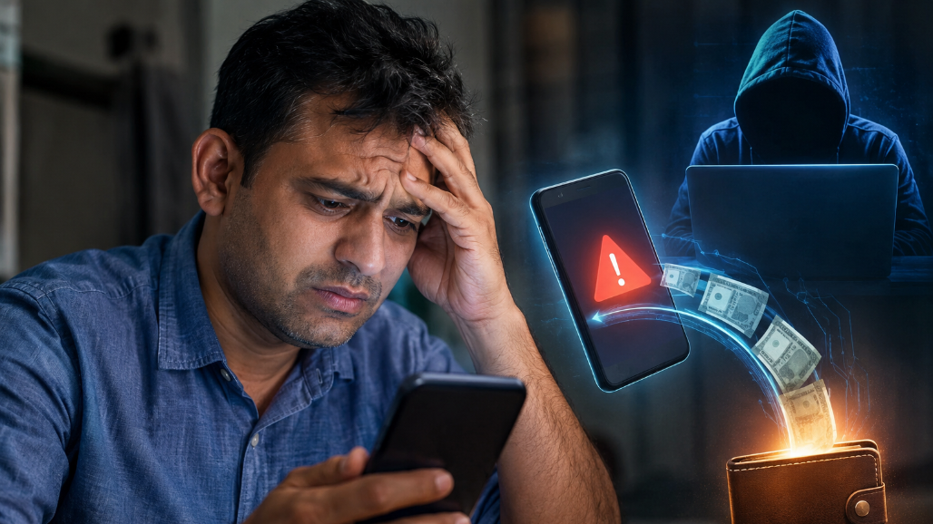 Cyber Fraudsters Siphon ₹19,570 from Vastrapur Sales Manager's SBI Account Without OTP or PIN Access