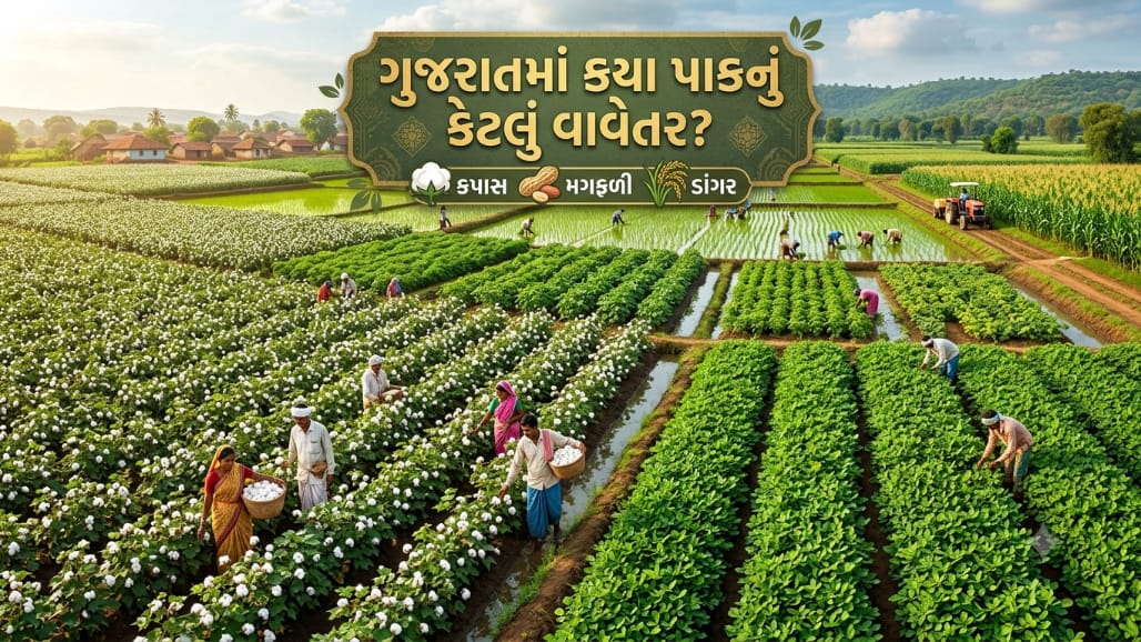 ગુજરાતમાં ખરીફ વાવેતર 85% પૂર્ણ, કપાસ અને મગફળી ખેડૂતોની પ્રથમ પસંદ