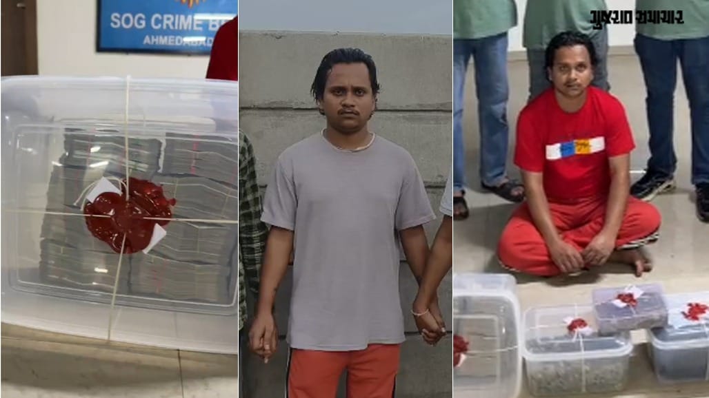 અમદાવાદના કૃષ્ણનગરમાં હાઇબ્રીડ ગાંજા અને રોકડ સાથે એક આરોપી SOG દ્વારા ઝડપાયો.