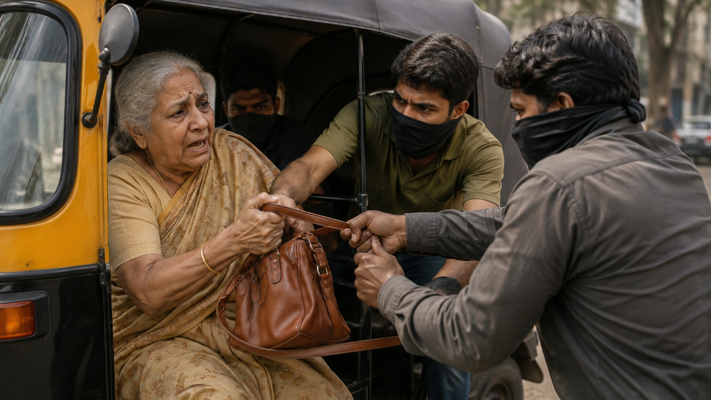 Elderly Woman Returning From Funeral Robbed of ₹2.18 Lakh in Ahmedabad
