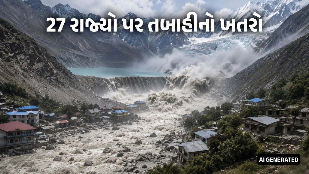 દેશ પર મોટો ખતરો: 2500 ગ્લેશિયર સરોવરો ગમે ત્યારે સર્જી શકે છે ભારે તબાહી, 27 રાજ્યો પર પૂરનું સંકટ